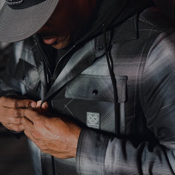 Dixxon Flannel DESTROYER Hooded Flannel Jacket - Men's M - Picture 6 of 12